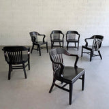 Ebonized Bank Of England Armchairs