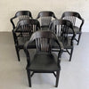 Ebonized Bank Of England Armchairs