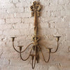 Brass Wall Candelabra