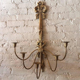 Brass Wall Candelabra