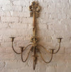 Brass Wall Candelabra