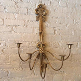 Brass Wall Candelabra
