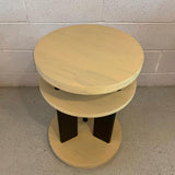Art Deco Round Tiered Side Table