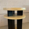 Art Deco Round Tiered Side Table