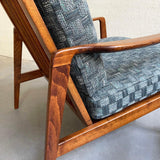 Pair Of Scandinavian Modern Beech Lounge Chairs