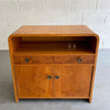Biedermeier Style Satinwood Nighstand Cabinet