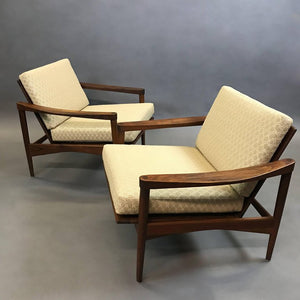 Pair of Danish Lounge Chairs