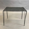 Black Iron Mesh Side Table