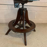 Industrial Adjustable Telephone Operator Swivel Stool