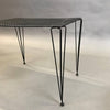 Black Iron Mesh Side Table