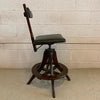 Industrial Adjustable Telephone Operator Swivel Stool