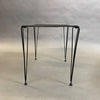 Black Iron Mesh Side Table
