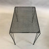 Black Iron Mesh Side Table