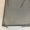 Black Iron Mesh Side Table