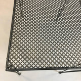 Black Iron Mesh Side Table