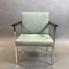 Chrome and Linen Armchair