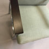 Chrome and Linen Armchair