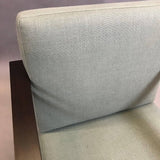 Chrome and Linen Armchair