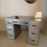 WPA Industrial Aluminum Artisan 5 Piece Desk Set