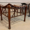Egyptian Revival Light Slat Oak Thebes Stool, Liberty & Co.