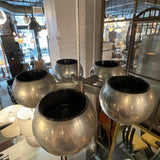 Machine-Age Aluminum Five Arm Chandelier