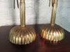Large Brass Candle Holders