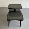Mid Century Modern Cerused Mahogany Stepped Side Table