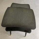 Mid Century Modern Cerused Mahogany Stepped Side Table
