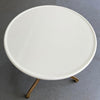 Early 20th Century Round Vitrolite Glass Café Table