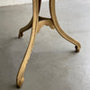 Early 20th Century Round Vitrolite Glass Café Table