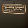 Paul McCobb Planner Group Glass Front Bookcase Cabinet