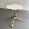 Early 20th Century Round Vitrolite Glass Café Table