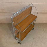 German Mid Century Modern Folding Serving Bar Cart