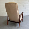 Danish Modern High Back Teak Recliner Lounge Chair by Arnt Lande