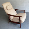 Danish Modern High Back Teak Recliner Lounge Chair by Arnt Lande