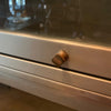 Industrial Brushed Steel 2 Stack Barrister Book Case By Globe Wernicke