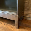 Industrial Brushed Steel 2 Stack Barrister Book Case By Globe Wernicke