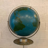 Industrial Military Standing Chalk Globe By A.J. Nystrom