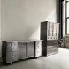 Industrial Allsteel Tall Multiple Drawer Filing Cabinet