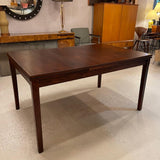 Scandinavian Modern Rosewood Extension Dining Table
