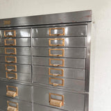 Industrial Allsteel Tall Multiple Drawer Filing Cabinet