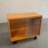 George Nelson for Herman Miller Glass Front Cabinet Credenza