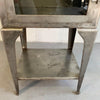 Industrial Brushed Steel Apothecary Display Cabinet