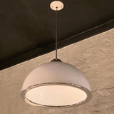 Mid Century Modern Diffused Dome Pendant Light