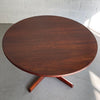 Danish Modern Rosewood Pedestal Dining Table