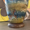 Pair of Midcentury Brutalist Ceramic Table Lamps