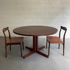 Danish Modern Rosewood Pedestal Dining Table
