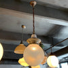 Early 20th Century Opaline Glass Globe Library Pendant