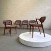 Kai Kristiansen Model 42 Teak Dining Chairs, Set Of 6