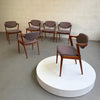 Kai Kristiansen Model 42 Teak Dining Chairs, Set Of 6